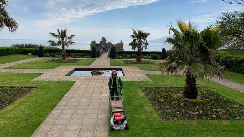 Martin, one of the skilled gardeners working for Weymouth Town Council
