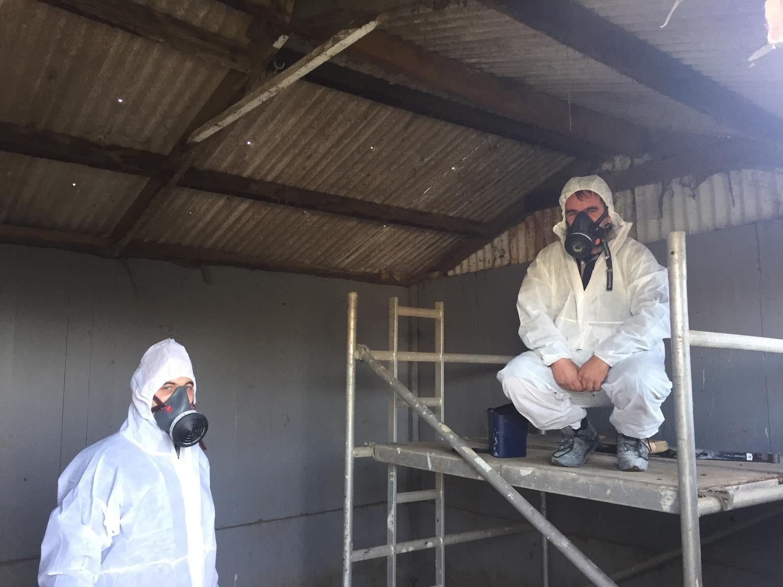 Asbestos removal at Tumbledown