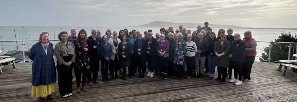 Community and voluntary group members at a networking event, Castle Cove Sailing Club