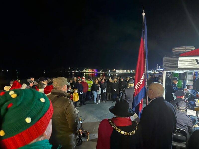 Carols by the Coast on Weymouth Seafront.