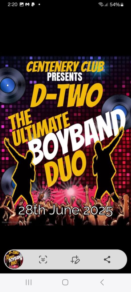 Poster for The Ultimate Boyband duo.
