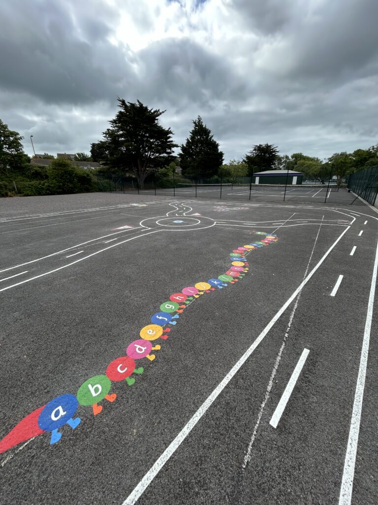 Scooter track.